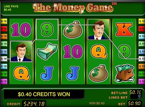 Слот The Money Game - выигрышная комбинация Выигрышная комбинация в слоте The Money Game