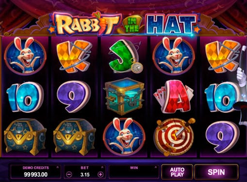 Символы игрового автомата Rabbit in the Hat