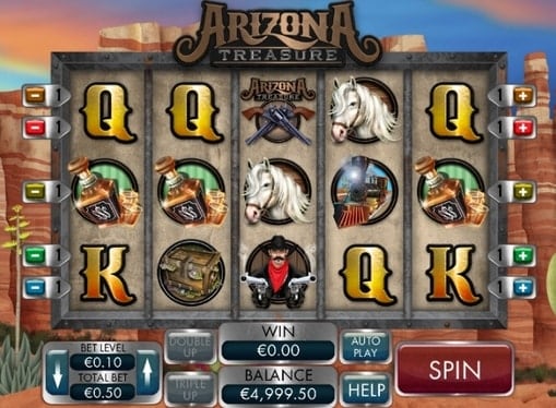 Символы игрового автомата Arizona Treasure